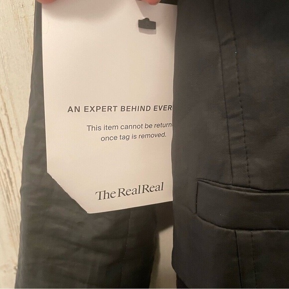 Alexander Wang Faux Leather Moto Jacket / Silk Blouse size 4 Black - Picture 5 of 7